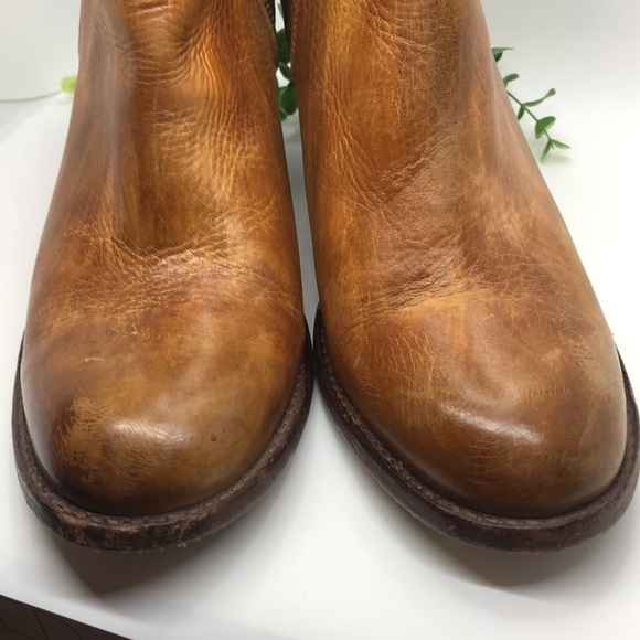 Bed Stu Yell Brown Distressed Booties-Size 11 - Picture 7 of 12